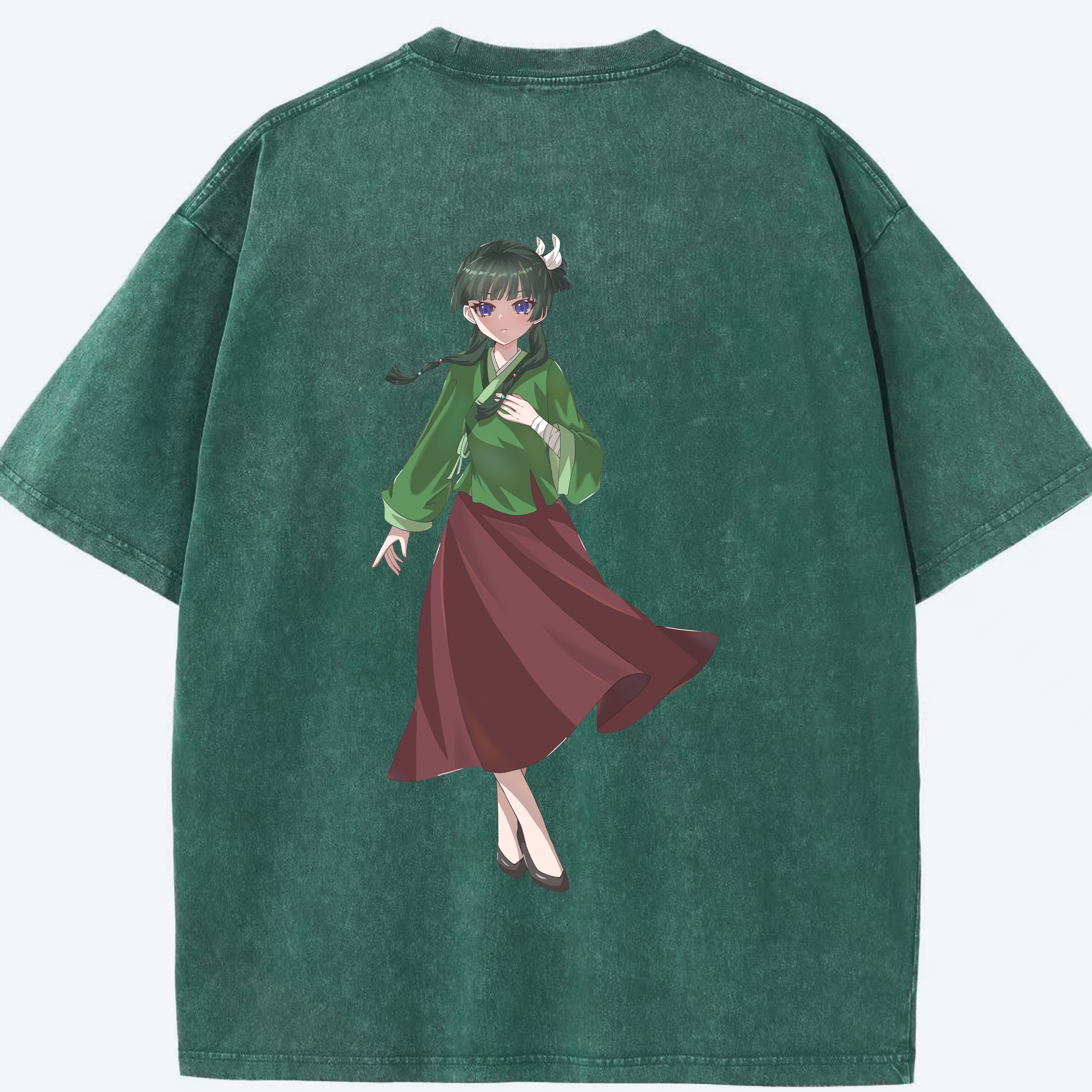 （画像用） 薬屋のひとりごと The Apothecary Diaries 綿100% ヴィンテージ風 半袖Tシャツ（背面プリント）